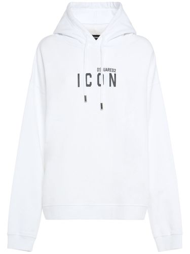 Icon Relaxed Fit Sweatshirt Hoodie - DSQUARED2 - Modalova