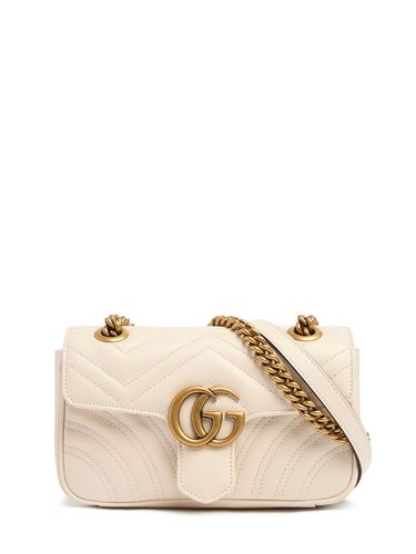 Mini Gg Marmont Leather Shoulder Bag - GUCCI - Modalova