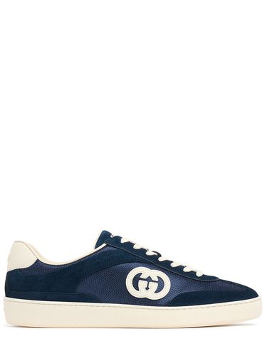 G74 Gg Suede & Fabric Sneakers - GUCCI - Modalova