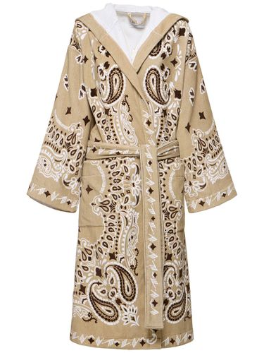 Terry Printed Cotton Bathrobe - THE ATTICO - Modalova