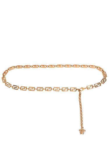 Metal Chain Belt - VERSACE - Modalova