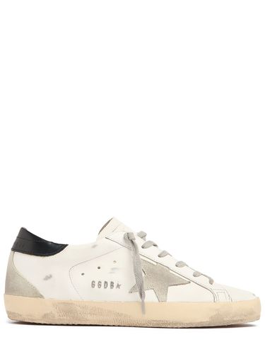 Mm Sneakers Aus Leder & Wildleder "super Star" - GOLDEN GOOSE - Modalova