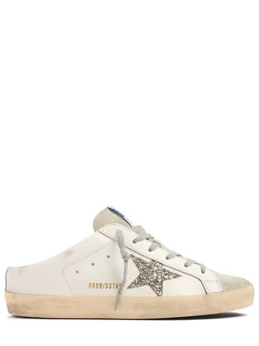 Mm Super-star Leather Mule Sneakers - GOLDEN GOOSE - Modalova