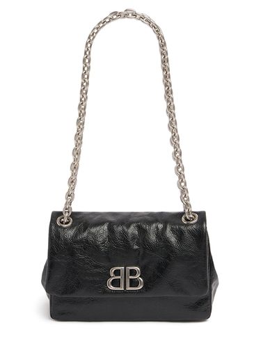 Mini Monaco Leather Shoulder Bag - BALENCIAGA - Modalova