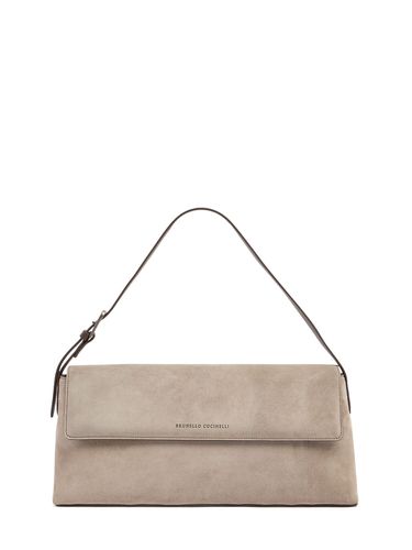 Softy Velour Shoulder Bag - BRUNELLO CUCINELLI - Modalova