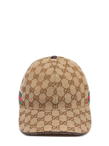 Cappello Baseball Gg Supreme In Tela - GUCCI - Modalova