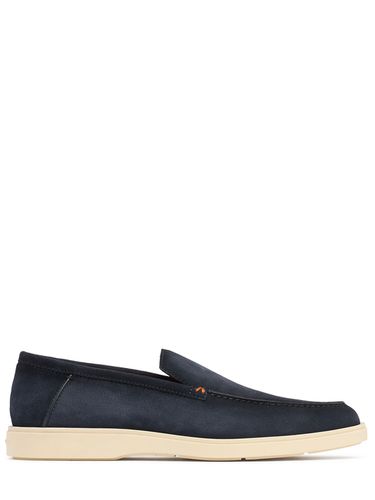 Botanist Suede Loafers - SANTONI - Modalova