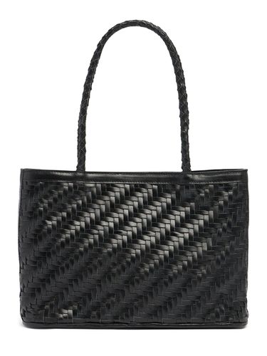 Ella Handwoven Leather Shoulder Bag - BEMBIEN - Modalova