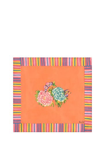 Kandem Queen Peach Set Of 4 Napkins - LISA CORTI - Modalova