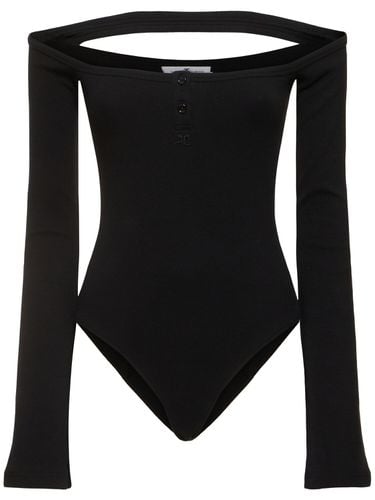 Hyperbole 90s Ribbed Cotton Bodysuit - COURREGES - Modalova