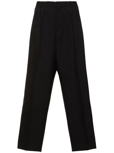 Pleated Tailored Wool Pants - KENZO PARIS - Modalova