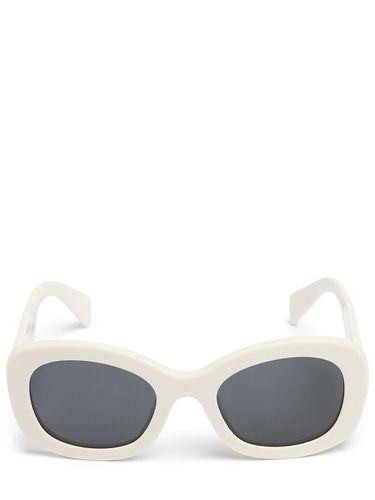 Square Acetate Sunglasses - PRADA - Modalova