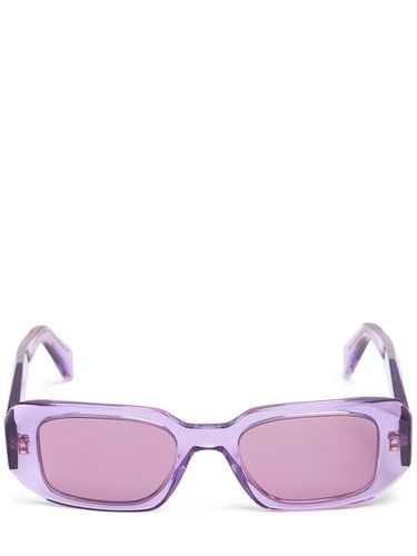 Square Acetate Sunglasses - PRADA - Modalova