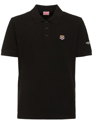 Polo Slim Fit Lucky Tiger In Cotone - KENZO PARIS - Modalova