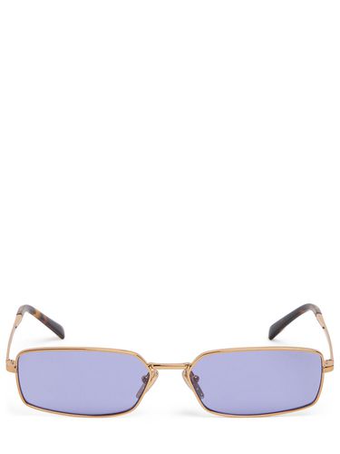 Square Metal Sunglasses - PRADA - Modalova