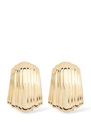 Ribbed Stud Earrings - ANINE BING - Modalova