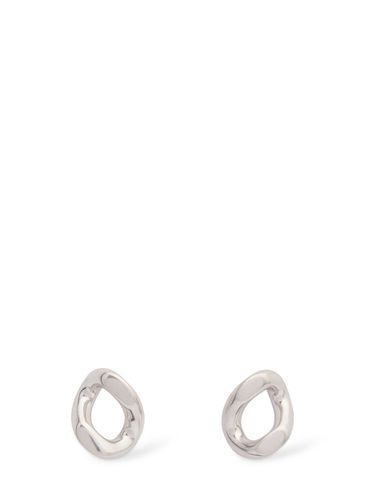 Small Hoop Stud Earrings - JIL SANDER - Modalova