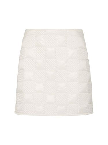 Padded Nylon Mini Skirt - MONCLER - Modalova