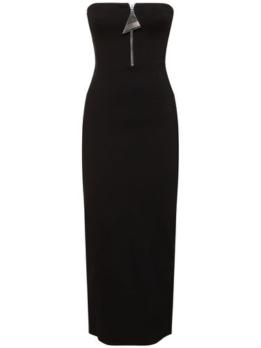 Strapless Zip-up Midi Dress - THE ATTICO - Modalova