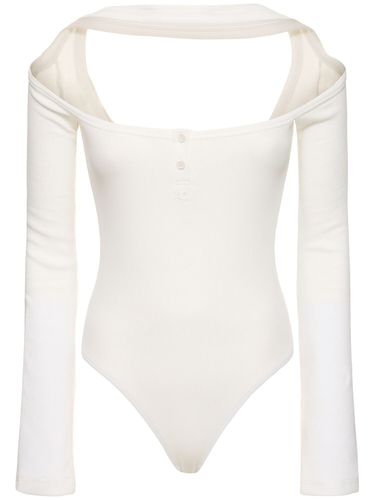 Hyperbole 90s Ribbed Cotton Bodysuit - COURREGES - Modalova