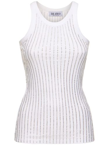 Embellished Tank Top - THE ATTICO - Modalova