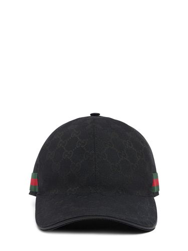 Gg Supreme Canvas Baseball Hat - GUCCI - Modalova