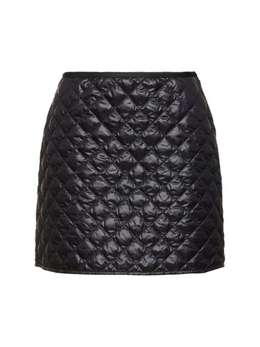 Padded Nylon Mini Skirt - MONCLER - Modalova