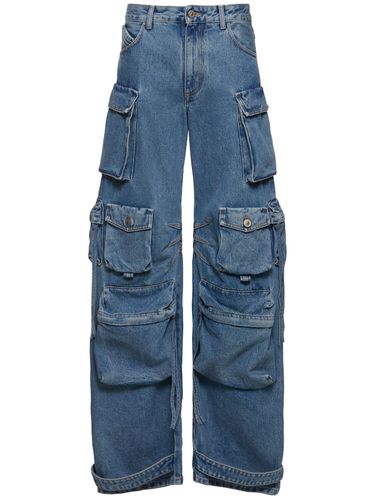 Mid Rise Baggy Cargo Jeans - THE ATTICO - Modalova