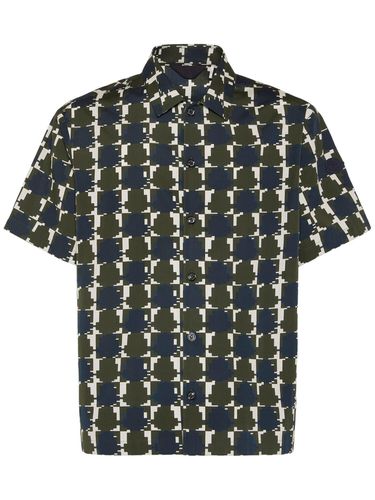 Printed Cotton Poplin Shirt - MONCLER - Modalova