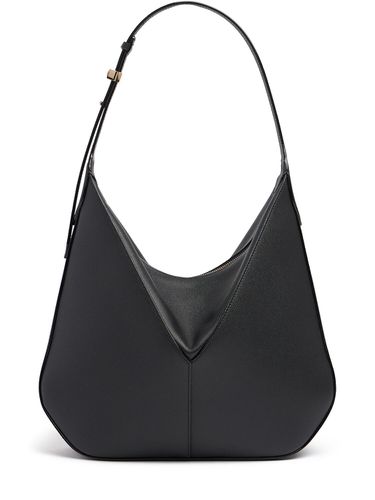 Small Vivi Leather Hobo Bag - VALEXTRA - Modalova