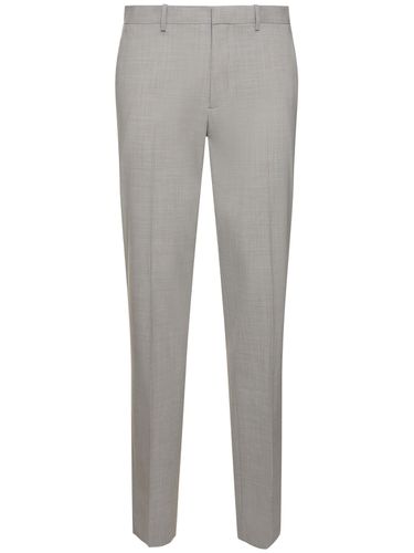 Straight Wool Blend Formal Pants - THEORY - Modalova