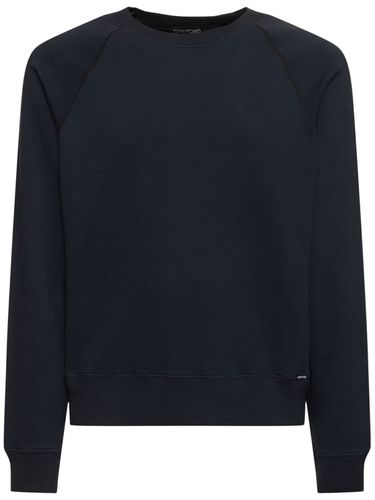 Vintage Garment Dyed Cotton Sweatshirt - TOM FORD - Modalova