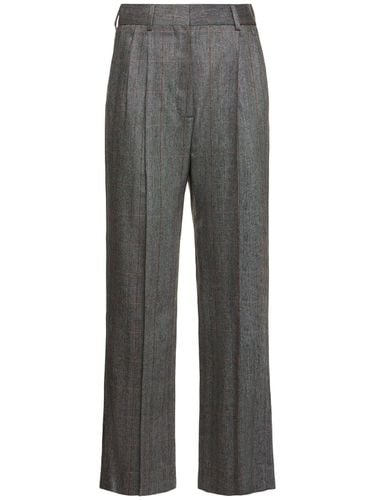 Shenandoah Fox Straight Silk Pants - BLAZÉ MILANO - Modalova