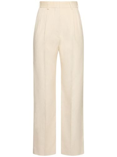 Amara Fox Straight Cotton Pants - BLAZÉ MILANO - Modalova