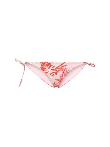 Printed Coral Lycra Bikini Bottoms - VERSACE - Modalova