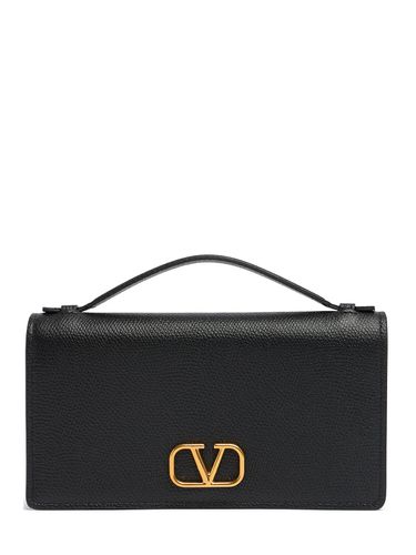 V Logo Signature Wallet W/chain - VALENTINO GARAVANI - Modalova