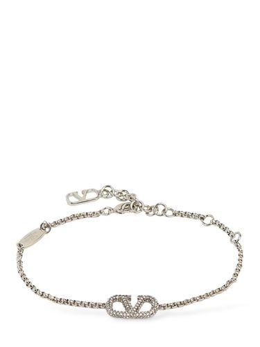 Vlogo Signature Crystal Bracelet - VALENTINO GARAVANI - Modalova