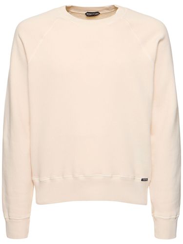 Vintage Garment Dyed Cotton Sweatshirt - TOM FORD - Modalova