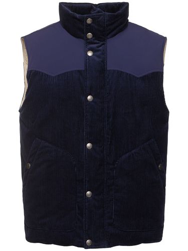 Padded Corduroy Vest - BRUNELLO CUCINELLI - Modalova