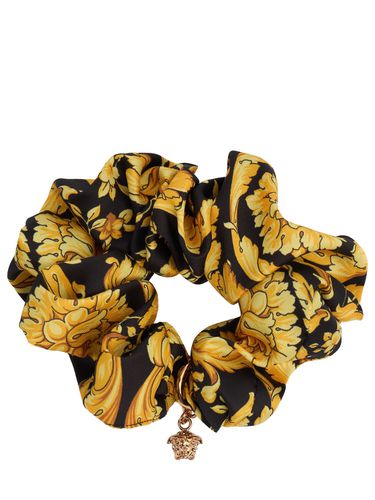 Scrunchie Stampa Barocca - VERSACE - Modalova