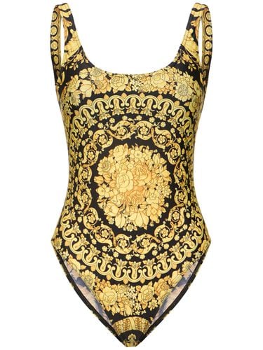 Barocco Lycra One Piece Swimsuit - VERSACE - Modalova