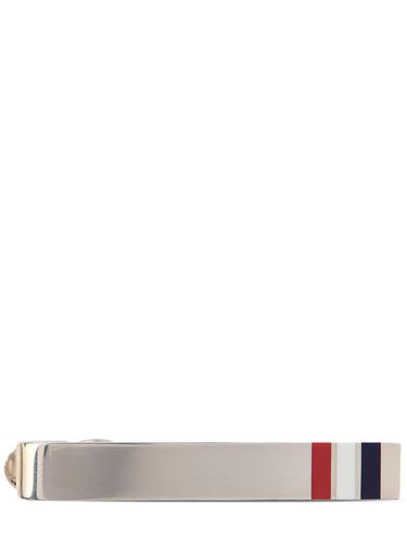 Logo Silver Tie Bar - THOM BROWNE - Modalova