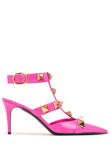 Mm Roman Studs Leather Sandals - VALENTINO GARAVANI - Modalova