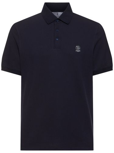 Polohemd Mit Logo „“ - BRUNELLO CUCINELLI - Modalova