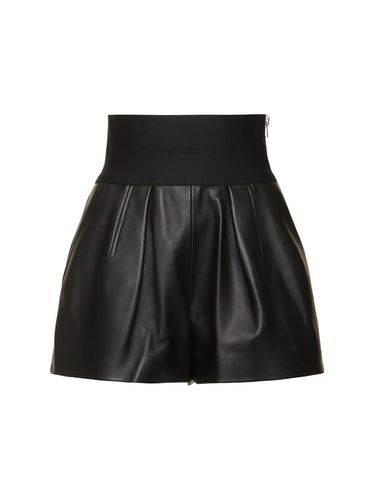 Safari Leather Shorts - ALEXANDER WANG - Modalova