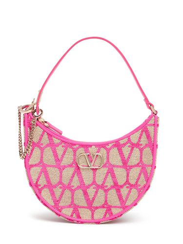 Mini V Logo Signature Hobo Bag - VALENTINO GARAVANI - Modalova