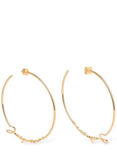 Les Creoles Big Hoop Earrings - JACQUEMUS - Modalova