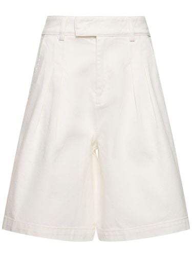 Xavier Cotton Denim Bermuda Shorts - THE FRANKIE SHOP - Modalova