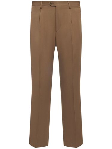 Pantaloni In Lana Con Pinces - ETRO - Modalova