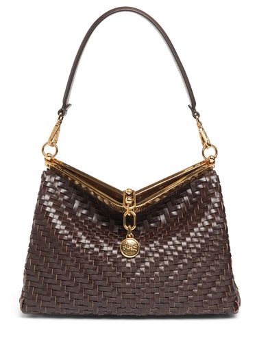 Medium Vela Woven Shoulder Bag - ETRO - Modalova